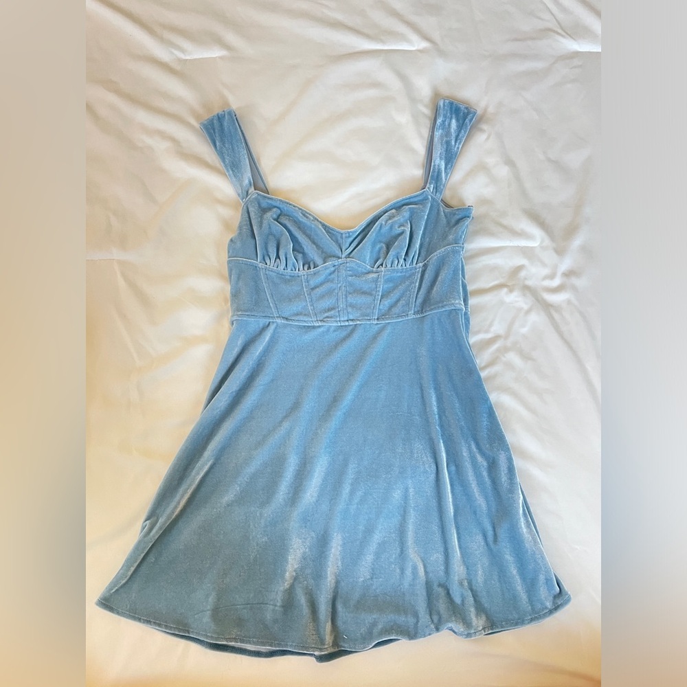 Light Blue Urban Outfitters mini dress - size medium
